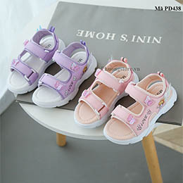 Giày trẻ em gái từ 3-10 tuổi kiểu sandal họa tiết công chúa - PD438