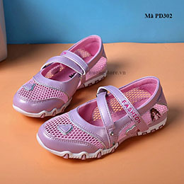 Giày búp bê bé gái từ 3 - 12 tuổi dạng lưới nữ tính - PD302