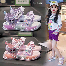 Sandal bé gái từ 3-11 tuổi Kuromi xinh xắn - SA51