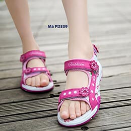 Giày sandal nữ đi học đế bánh mì quai hậu gài chéo màu trắng trẻ trung  basic bền êm- BM02 - MixASale