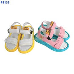 Dép sandal cho bé gái đi học 2 màu trắng, hồng cho bé từ 3 - 12 tuổi