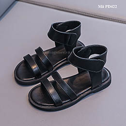 Giày cho bé gái từ 3-12 tuổi kiểu sandal chiến binh quai dán - PD422
