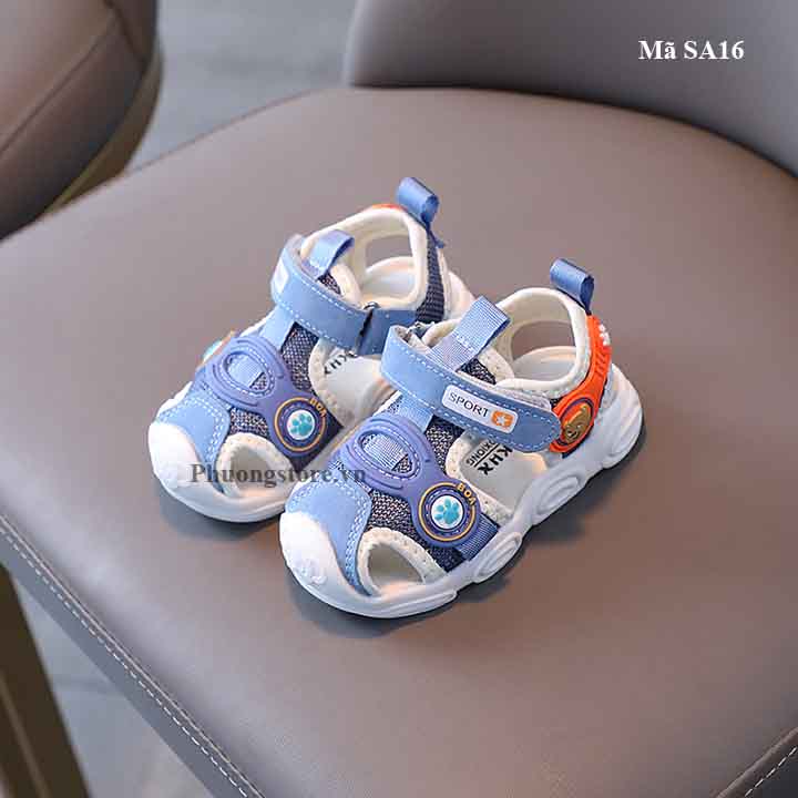 Giày sandal rọ cho bé trai từ 0-3 tuổi năng động