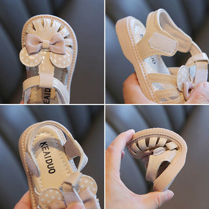 Sandal cho bé gái từ 0-1-2 tuổi kiểu rọ xinh xắn