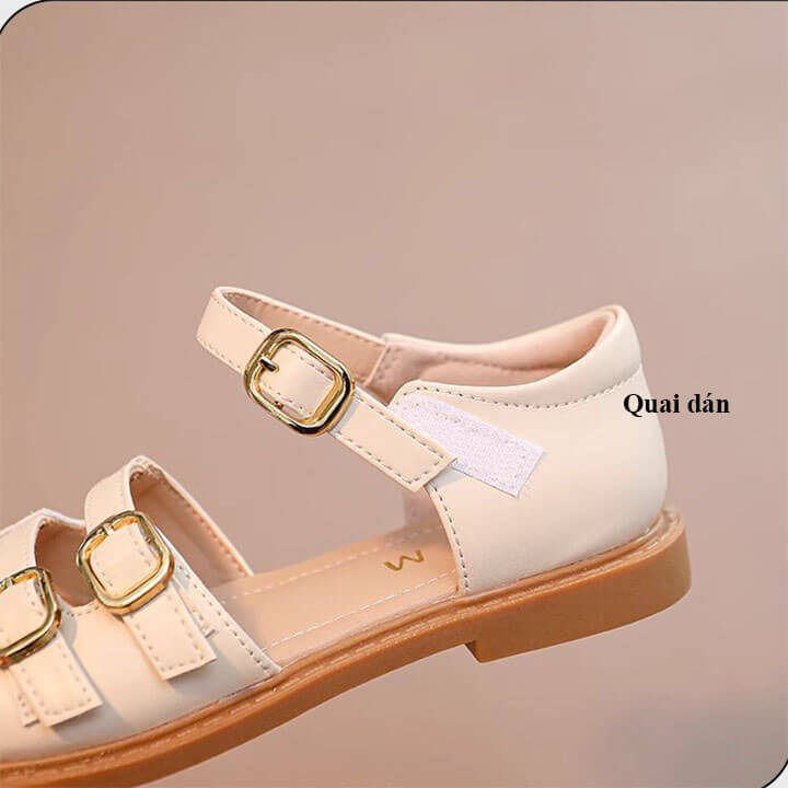 Giày trẻ em gái kiểu sandal bít mũi phong cách Hàn - SA45