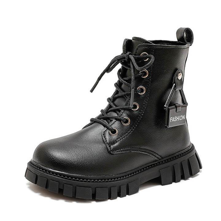 Giày boot bé gái từ 6-11 tuổi phong cách hiện đại - B012
