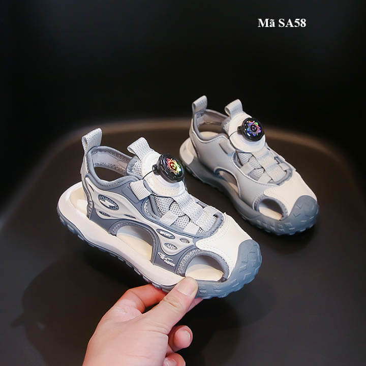 Giày sandal bé trai bé gái kiểu rọ năng động từ 4-11 tuổi - SA58