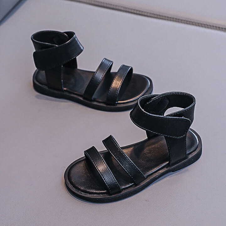 Giày sandal chiến binh cho bé gái từ 3-12 tuổi quai dán phong cách