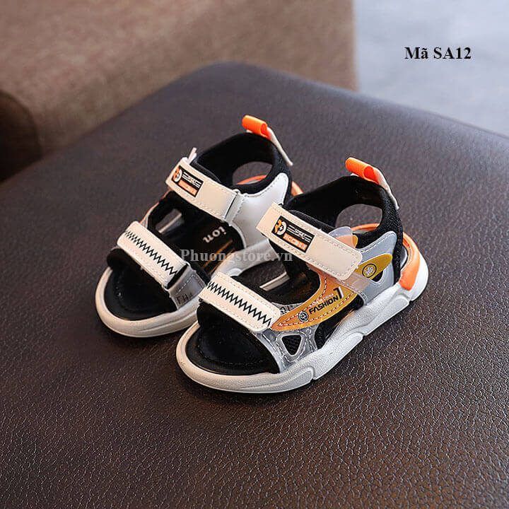 Giày sandal cho bé trai từ 1-5 tuổi nhẹ êm, phong cách Hàn