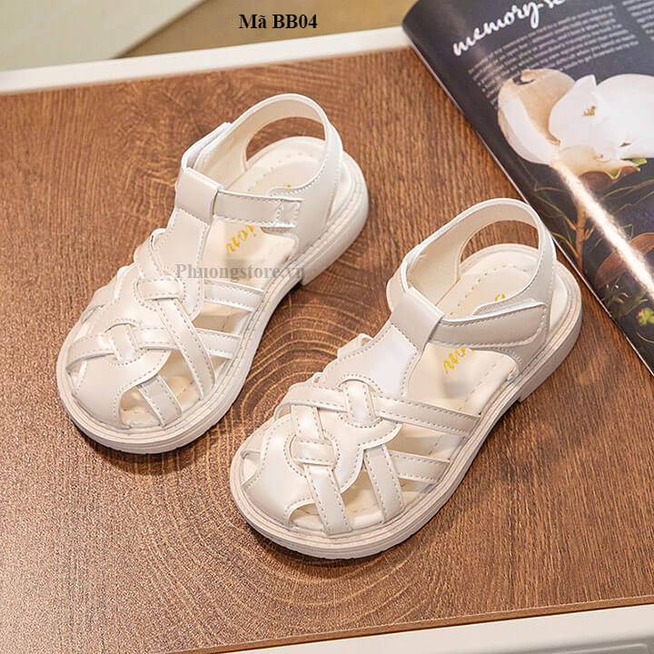 Giày sandal rọ bé gái từ 2-12 tuổi xinh xắn