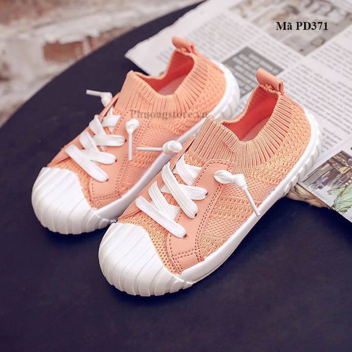 Giày thể thao cổ chun cho bé gái, bé trai từ 2 - 7 tuổi phong cách Hàn Quốc - PD371