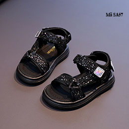 Giày sandal nữ đi học 3-11 tuổi phũ nhủ xinh xắn - SA57