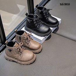 giày cho bé trai kiểu boot từ 1-5 tuổi thời trang - B010
